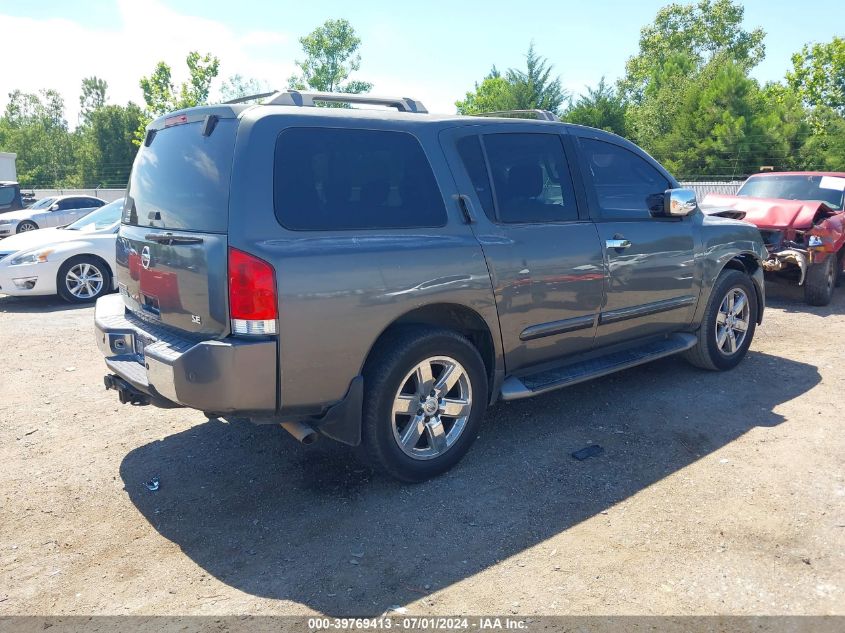 2004 Nissan Pathfinder Armada Se VIN: 5N1AA08B04N735072 Lot: 39769413