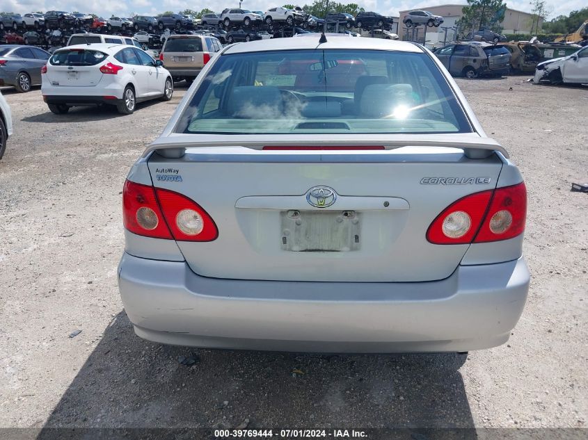 2005 Toyota Corolla Le VIN: 1NXBR32E35Z374574 Lot: 39769444