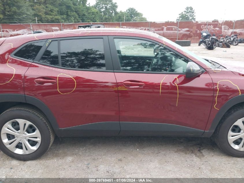 KL77LFE25RCL13714 2024 Chevrolet Trax Ls