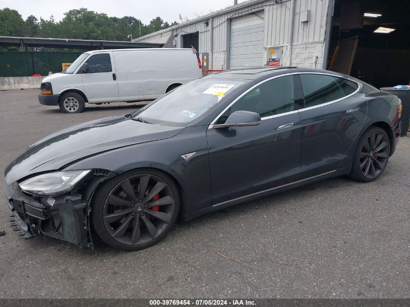 5YJSA1E42FF109397 2015 TESLA MODEL S - Image 2