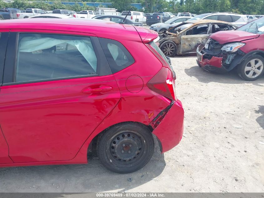 2015 Honda Fit Lx VIN: 3HGGK5H50FM787707 Lot: 39769489