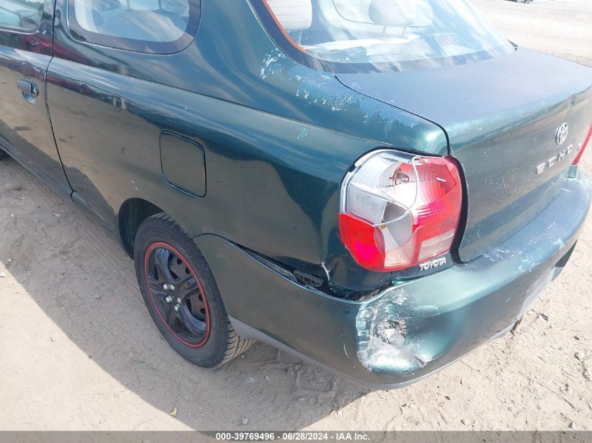 2002 Toyota Echo VIN: JTDAT123X20232410 Lot: 39769496