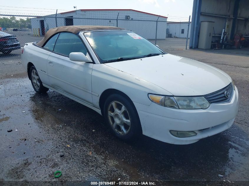 2002 Toyota Camry Solara Sle V6 VIN: 2T1FF28P52C598830 Lot: 39769497