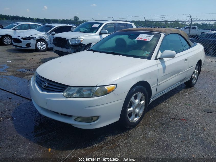 2T1FF28P52C598830 2002 Toyota Camry Solara Sle V6