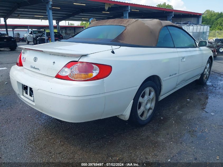 2T1FF28P52C598830 2002 Toyota Camry Solara Sle V6