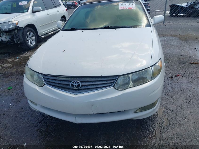 2002 Toyota Camry Solara Sle V6 VIN: 2T1FF28P52C598830 Lot: 39769497