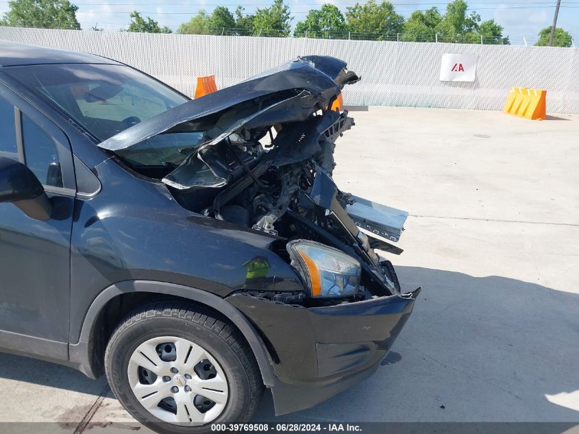 2016 Chevrolet Trax 1Ls VIN: KL7CJKSB5GB576960 Lot: 39769508