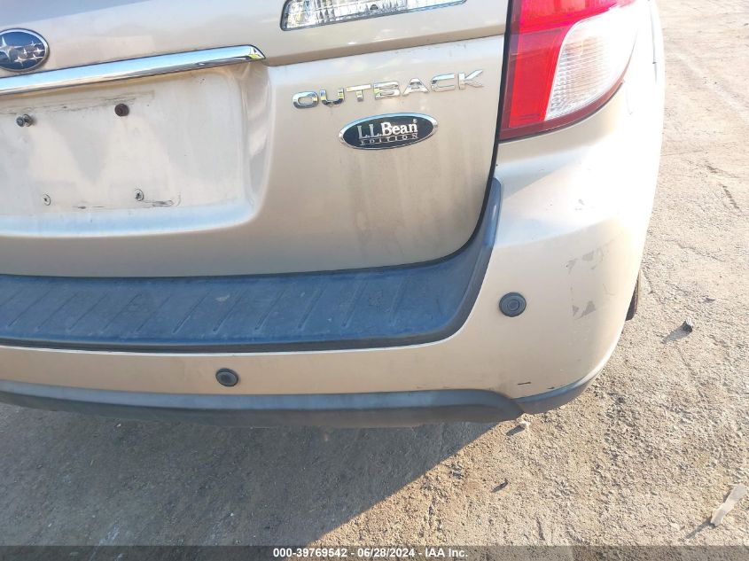 2008 Subaru Outback 2.5I/2.5I L.l. Bean Edition VIN: 4S4BP61C587316539 Lot: 39769542