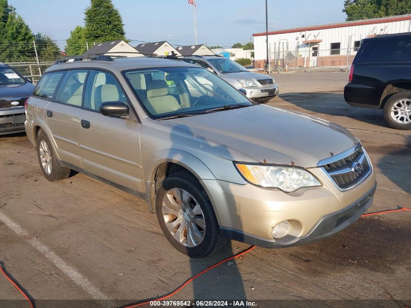 2008 Subaru Outback 2.5I/2.5I L.l. Bean Edition VIN: 4S4BP61C587316539 Lot: 39769542