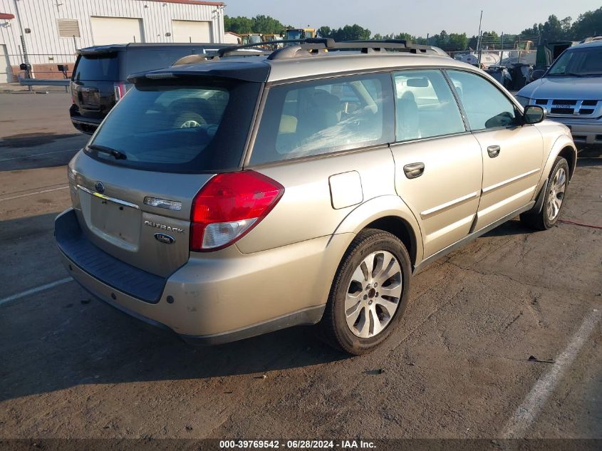 2008 Subaru Outback 2.5I/2.5I L.l. Bean Edition VIN: 4S4BP61C587316539 Lot: 39769542