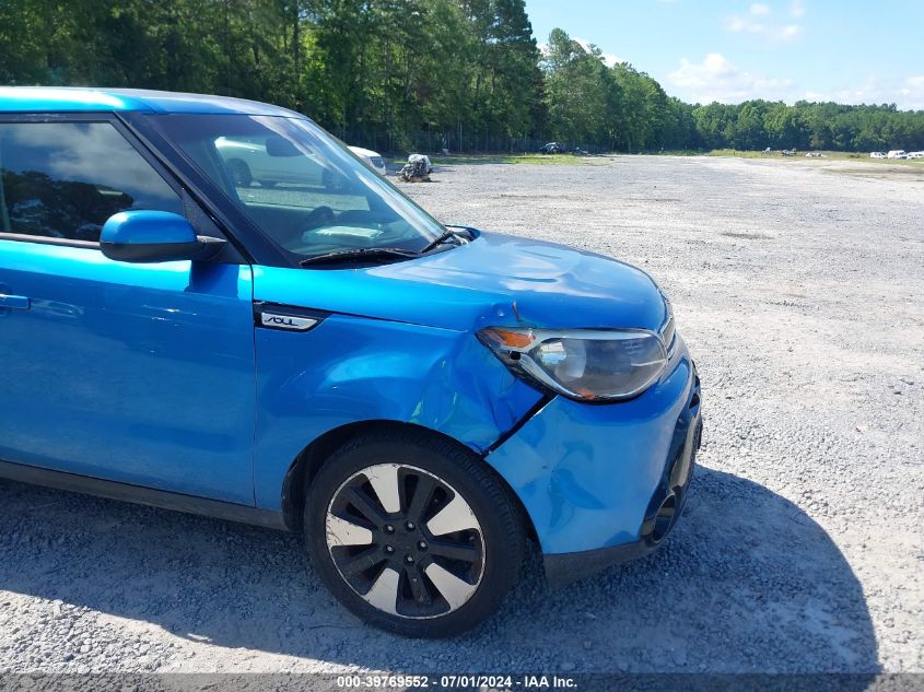 2016 Kia Soul + VIN: KNDJP3A56G7385948 Lot: 39769552