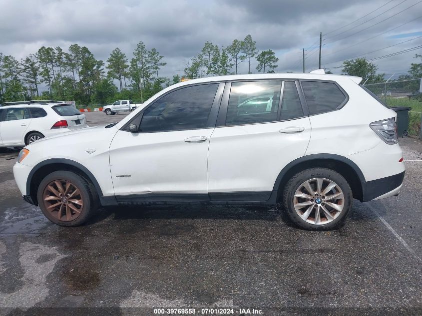 2014 BMW X3 xDrive28I VIN: 5UXWX9C50E0D13270 Lot: 39769558