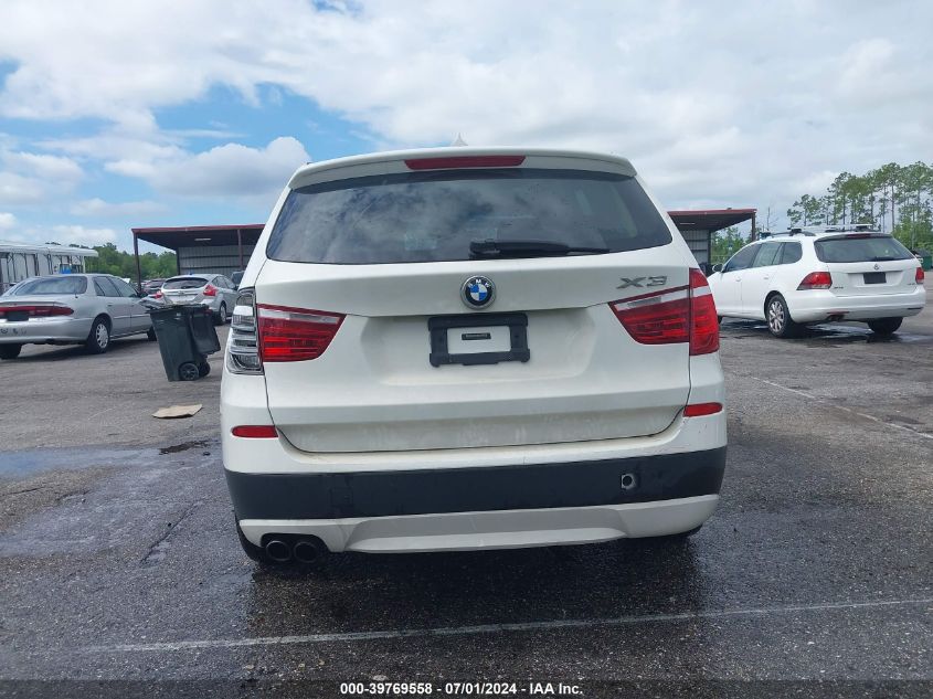 2014 BMW X3 xDrive28I VIN: 5UXWX9C50E0D13270 Lot: 39769558