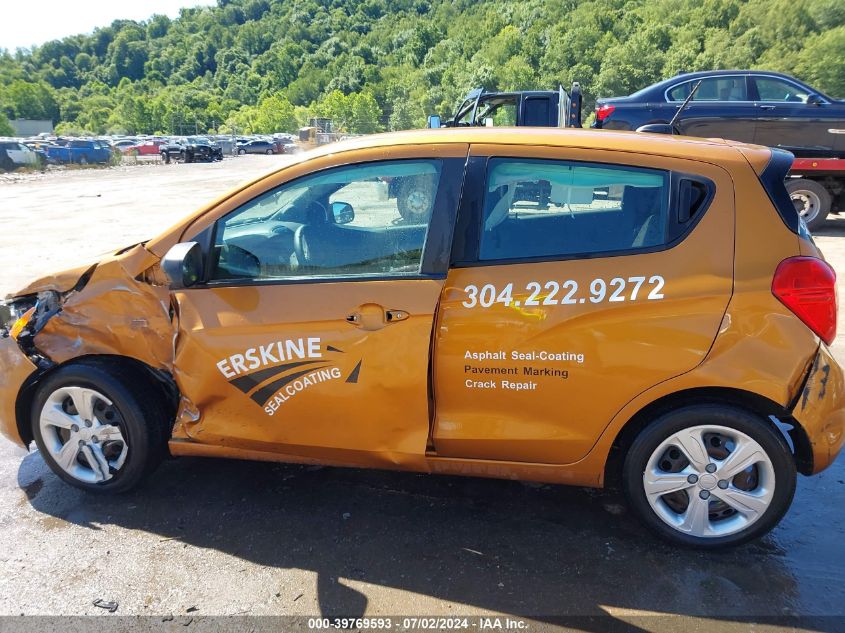 2019 Chevrolet Spark Ls VIN: KL8CB6SA0KC721929 Lot: 39769593