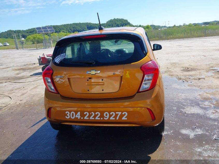 2019 Chevrolet Spark Ls VIN: KL8CB6SA0KC721929 Lot: 39769593