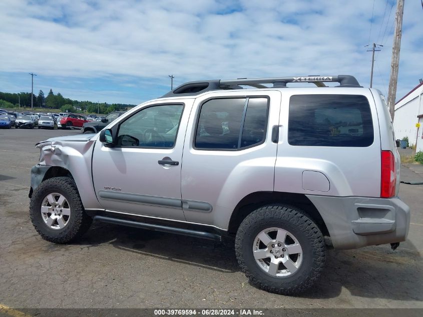 2007 Nissan Xterra Off Road VIN: 5N1AN08W07C536112 Lot: 39769594