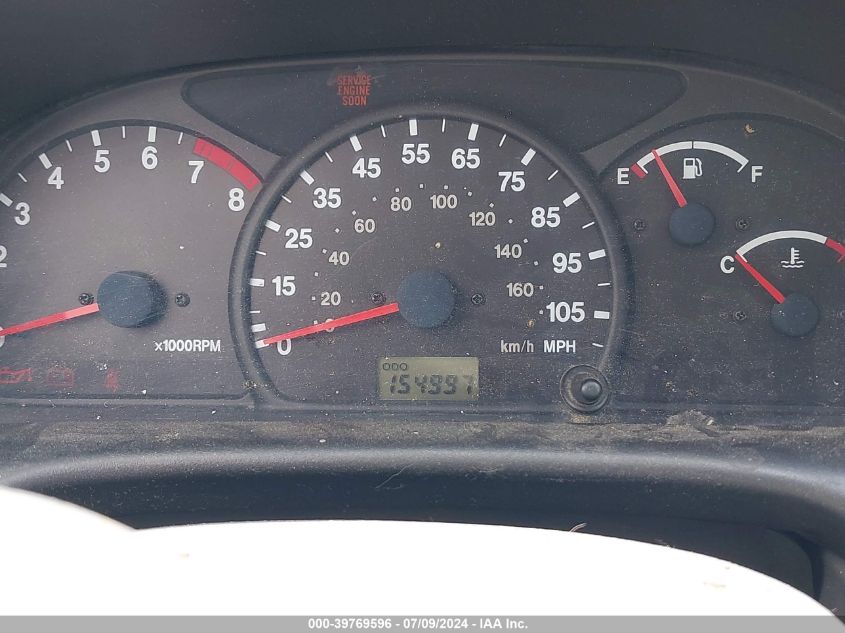 2001 Chevrolet Tracker Hard Top Zr2 VIN: 2CNBJ734616914528 Lot: 39769596