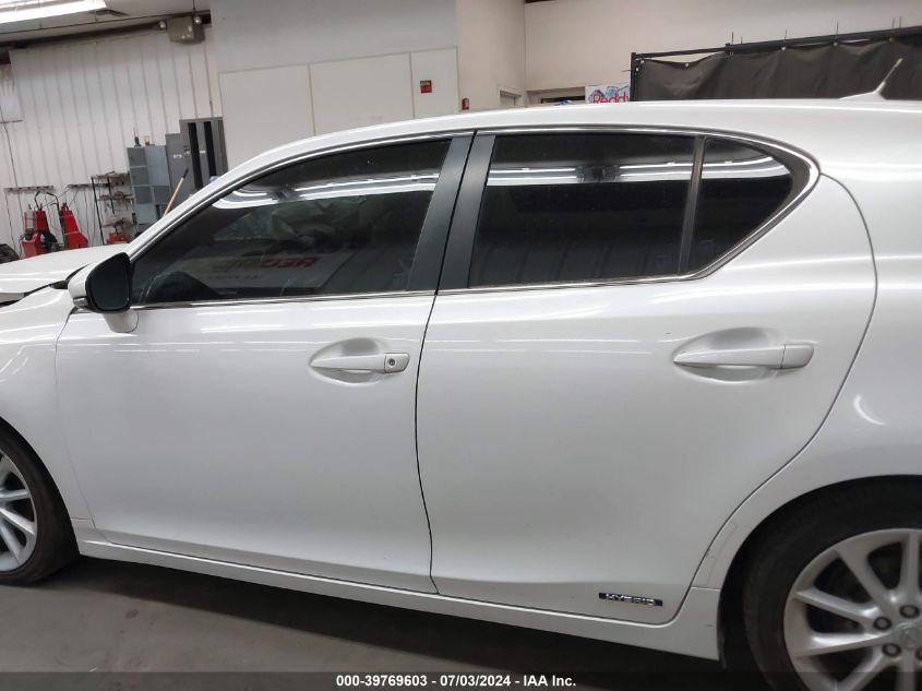 2013 Lexus Ct 200H VIN: JTHKD5BH8D2146796 Lot: 39769603