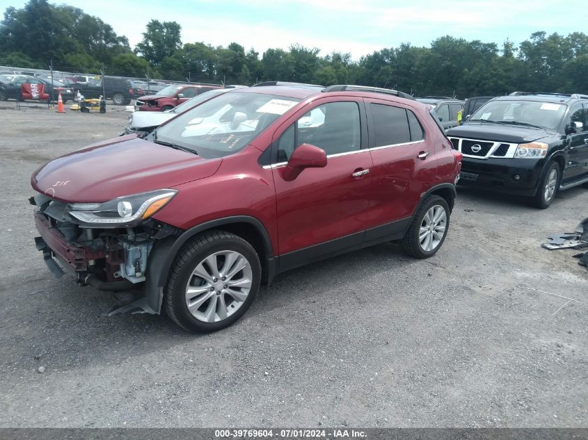 2018 Chevrolet Trax Premier VIN: 3GNCJRSB0JL2299 Lot: 39769604