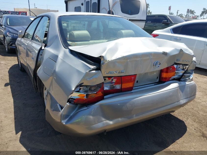 1998 Lexus Es 300 VIN: JT8BF28GXW5023185 Lot: 39769617