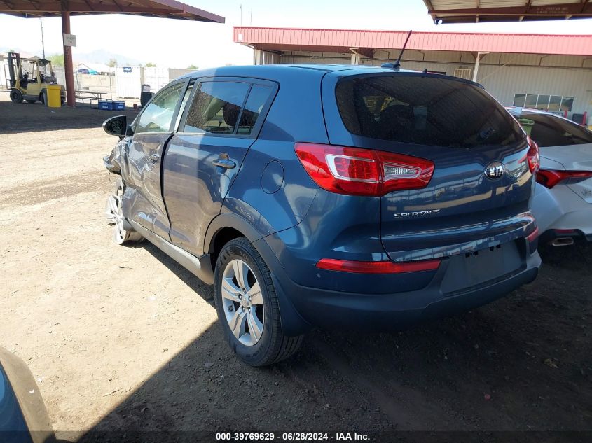 2013 Kia Sportage Lx VIN: KNDPB3A20D7516169 Lot: 39769629