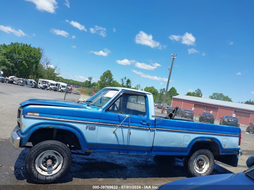 1985 Ford F250 VIN: 1FTHF26G8FNA21787 Lot: 39769632