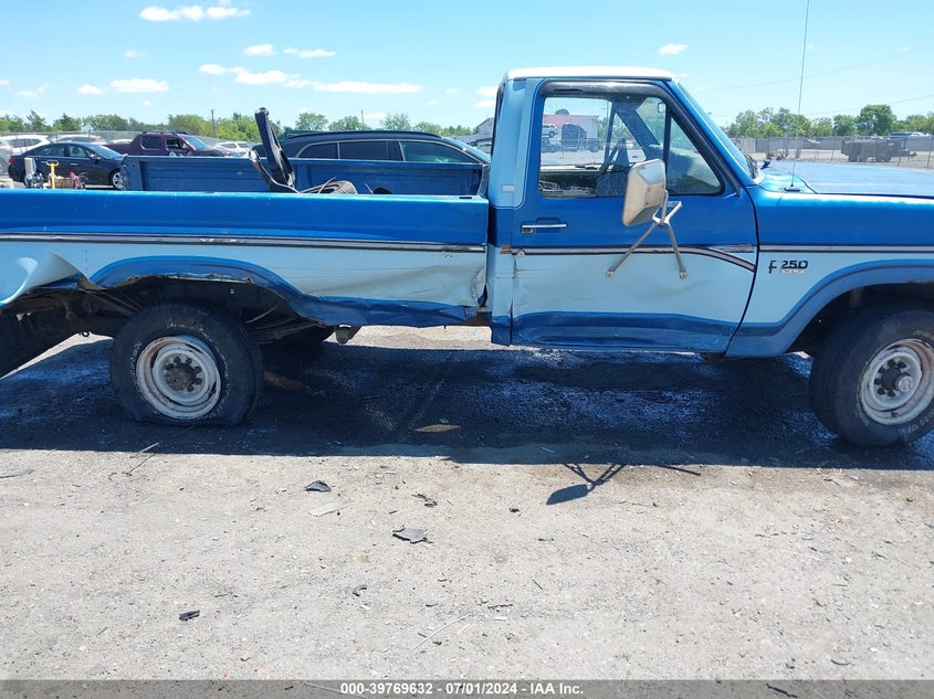 1985 Ford F250 VIN: 1FTHF26G8FNA21787 Lot: 39769632