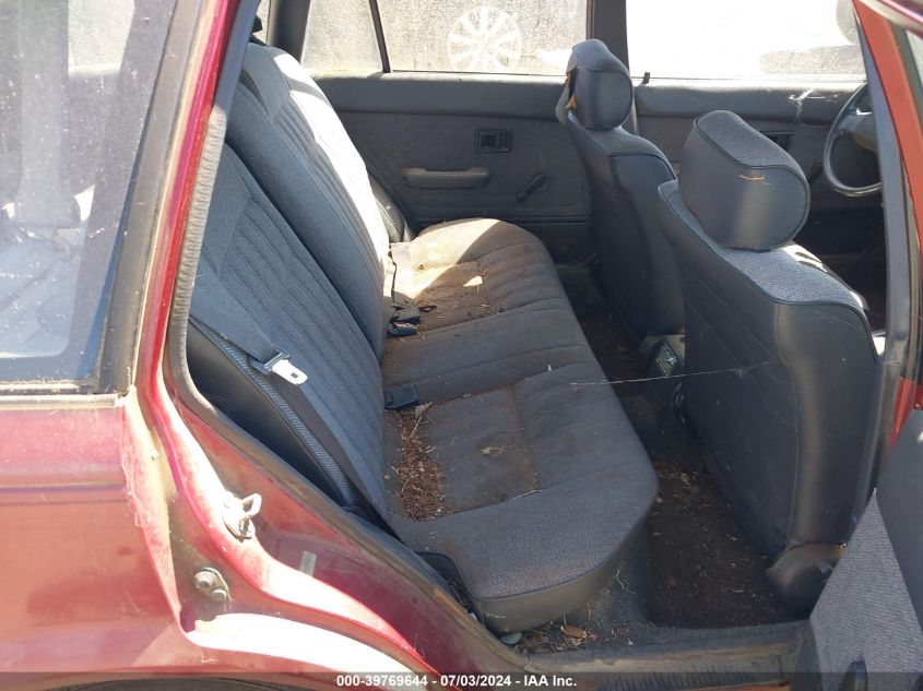 1990 Toyota Corolla Dlx VIN: JT2AE94KXL3397833 Lot: 39769644