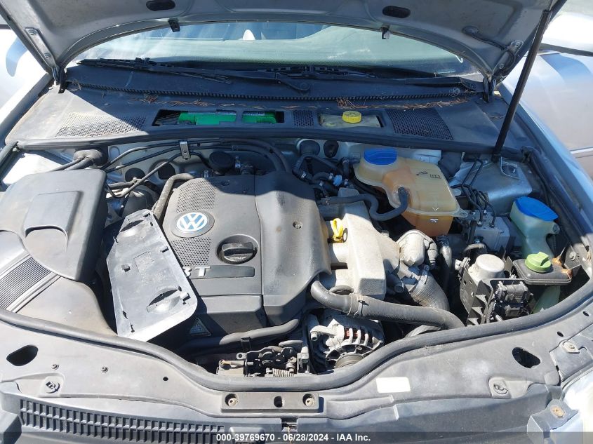 2003 Volkswagen Passat Gls VIN: WVWPD63B93P448607 Lot: 39769670