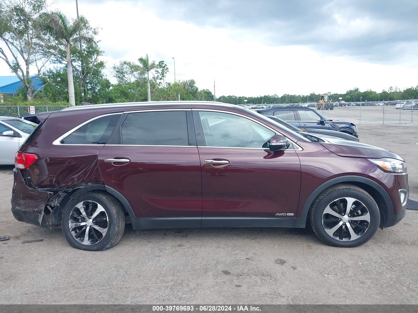 2017 Kia Sorento 3.3L Ex VIN: 5XYPHDA51HG204109 Lot: 39769693