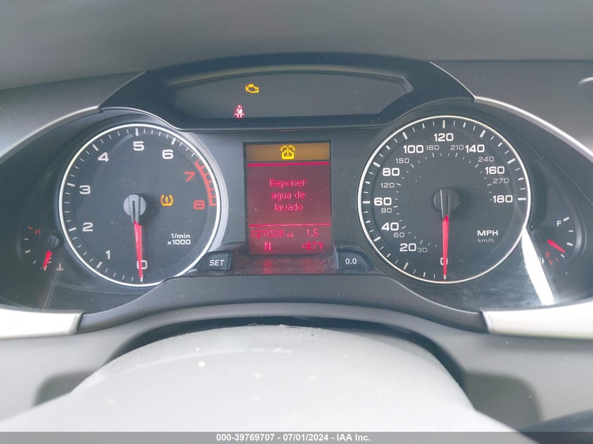 2009 Audi A4 2.0T Premium VIN: WAUSF78K89N047831 Lot: 39769707