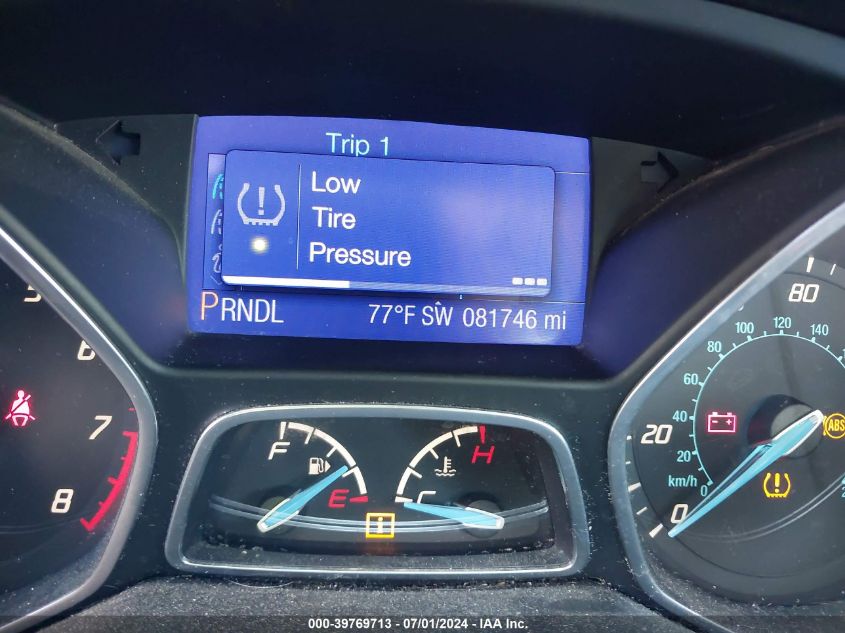 2013 Ford Focus Se VIN: 1FADP3F26DL143245 Lot: 39769713