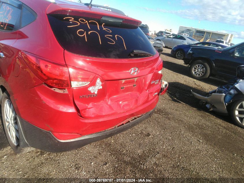 2013 Hyundai Tucson Limited VIN: KM8JUCAC4DU622078 Lot: 39769757