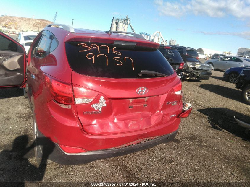 2013 Hyundai Tucson Limited VIN: KM8JUCAC4DU622078 Lot: 39769757