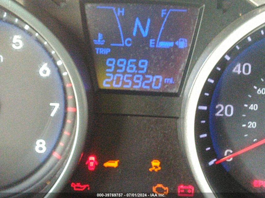 2013 Hyundai Tucson Limited VIN: KM8JUCAC4DU622078 Lot: 39769757