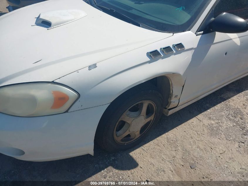 2006 Chevrolet Monte Carlo Ltz VIN: 2G1WN161469301749 Lot: 39769765