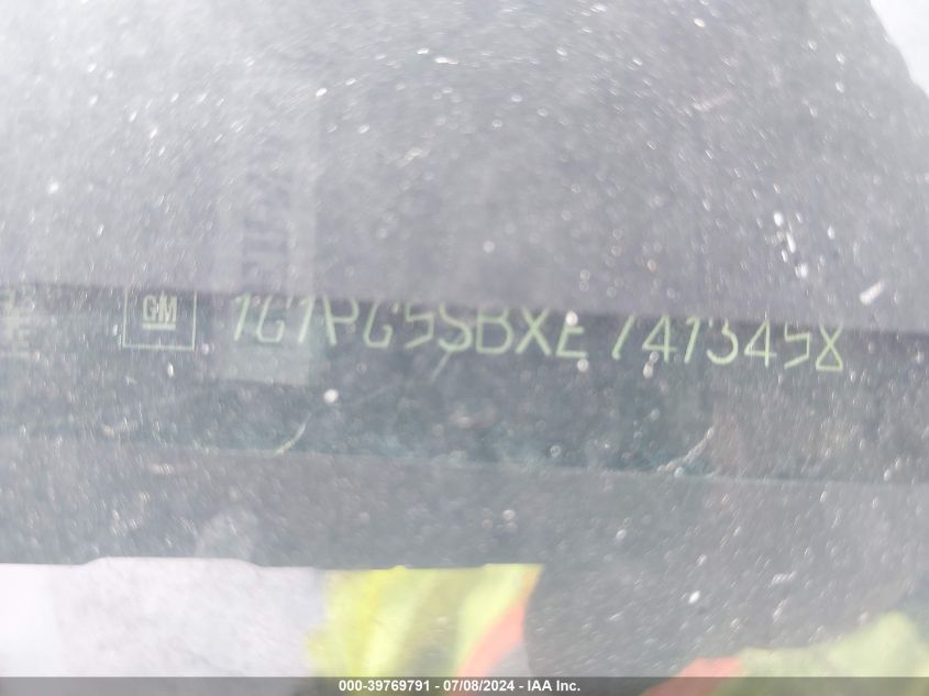 2014 Chevrolet Cruze Ltz VIN: 1G1PG5SBXE7413458 Lot: 39769791