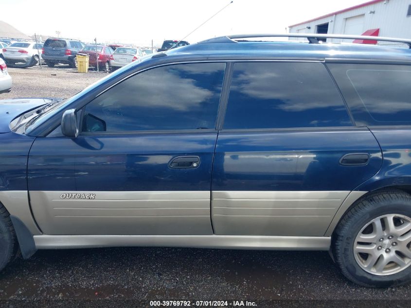2000 Subaru Outback VIN: 4S3BH6652Y6642509 Lot: 39769792