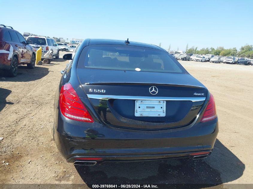 2015 Mercedes-Benz S 550 4Matic VIN: WDDUG8FB0FA070854 Lot: 39769841