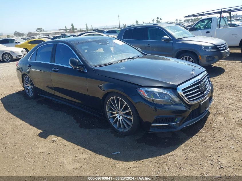 WDDUG8FB0FA070854 2015 MERCEDES-BENZ S CLASS - Image 1