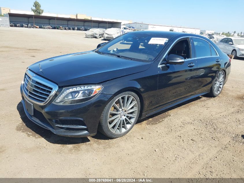 WDDUG8FB0FA070854 2015 MERCEDES-BENZ S CLASS - Image 2