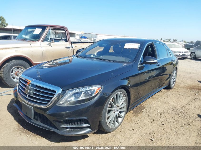 2015 Mercedes-Benz S 550 4Matic VIN: WDDUG8FB0FA070854 Lot: 39769841