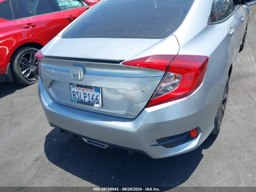 2020 Honda Civic Sport VIN: 2HGFC2F88LH549750 Lot: 39769843