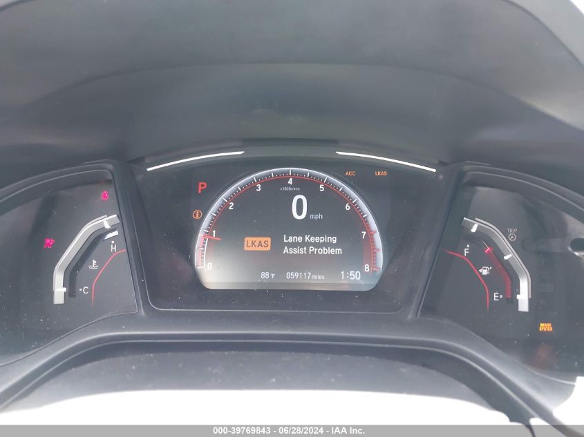 2020 Honda Civic Sport VIN: 2HGFC2F88LH549750 Lot: 39769843