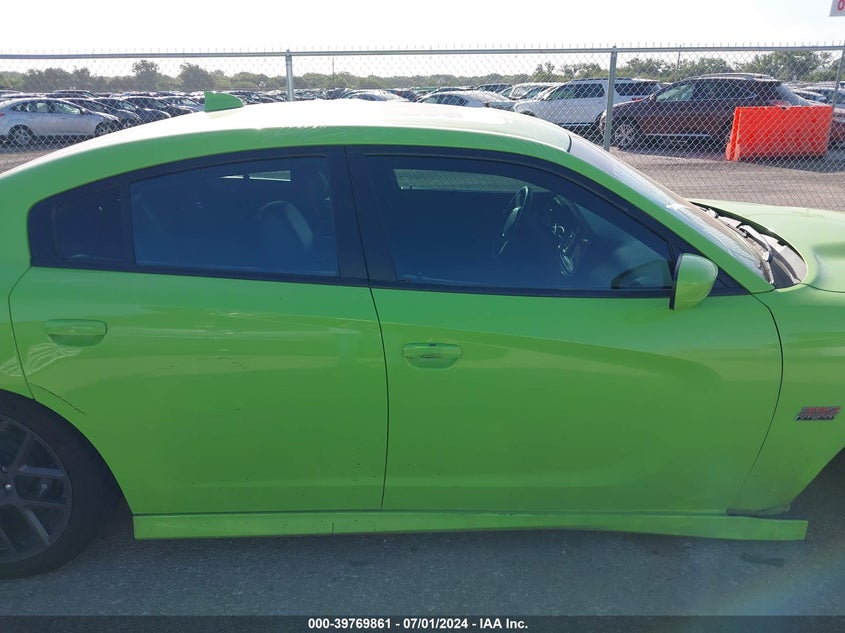 2019 Dodge Charger Scat Pack Rwd VIN: 2C3CDXGJXKH624349 Lot: 39769861