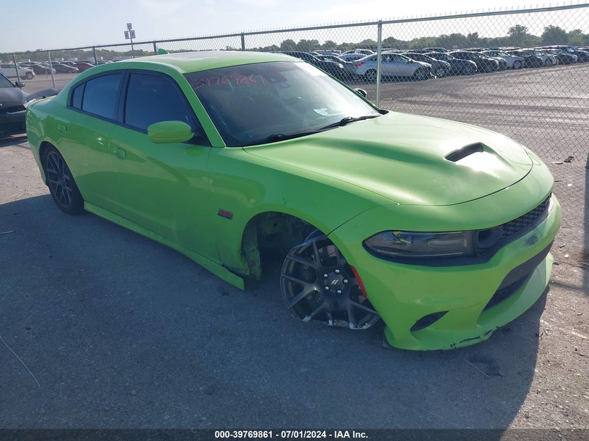 2019 Dodge Charger Scat Pack Rwd VIN: 2C3CDXGJXKH624349 Lot: 39769861