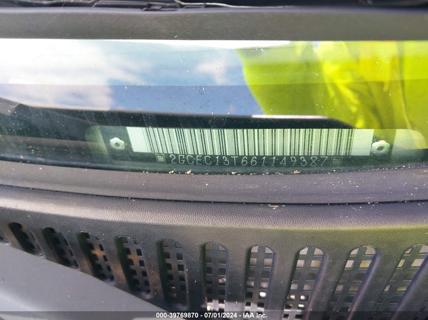 2006 Chevrolet Silverado 1500 Lt3 VIN: 2GCEC13T661149387 Lot: 39769870