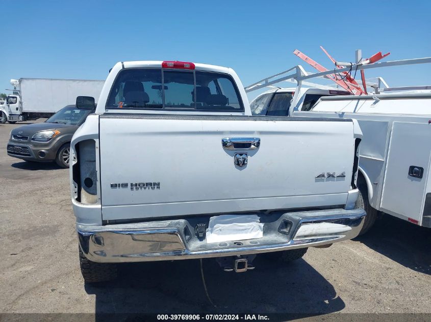 2007 Dodge Ram 2500 Slt/Trx4 Off Road/Sport/Power Wagon VIN: 3D7KS28A77G808434 Lot: 39769906