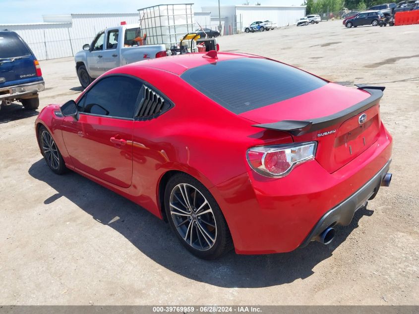 2015 Subaru Brz Limited VIN: JF1ZCAC17F9606740 Lot: 39769959