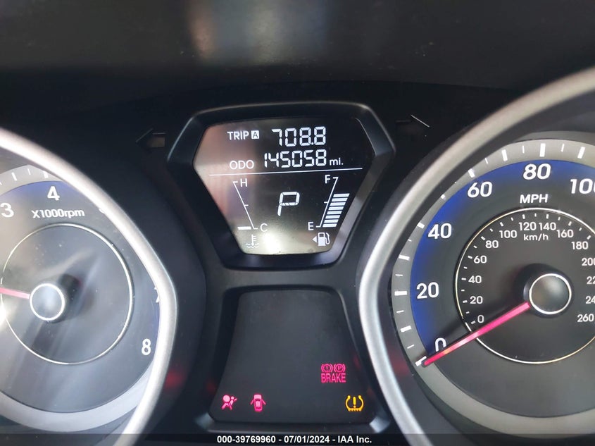 2013 Hyundai Elantra Gls VIN: KMHDH4AE4DU683097 Lot: 39769960